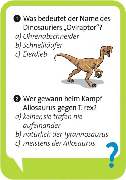 Quizspiel - Pocket Quiz: Junior : Dinosaurier - Moses