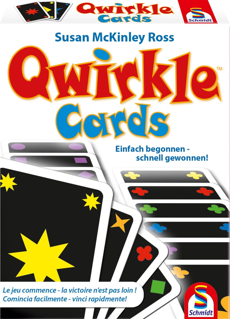 Qwirkle Cards Kartenspiel mit Symbolkarten für 2 bis 4 Spieler