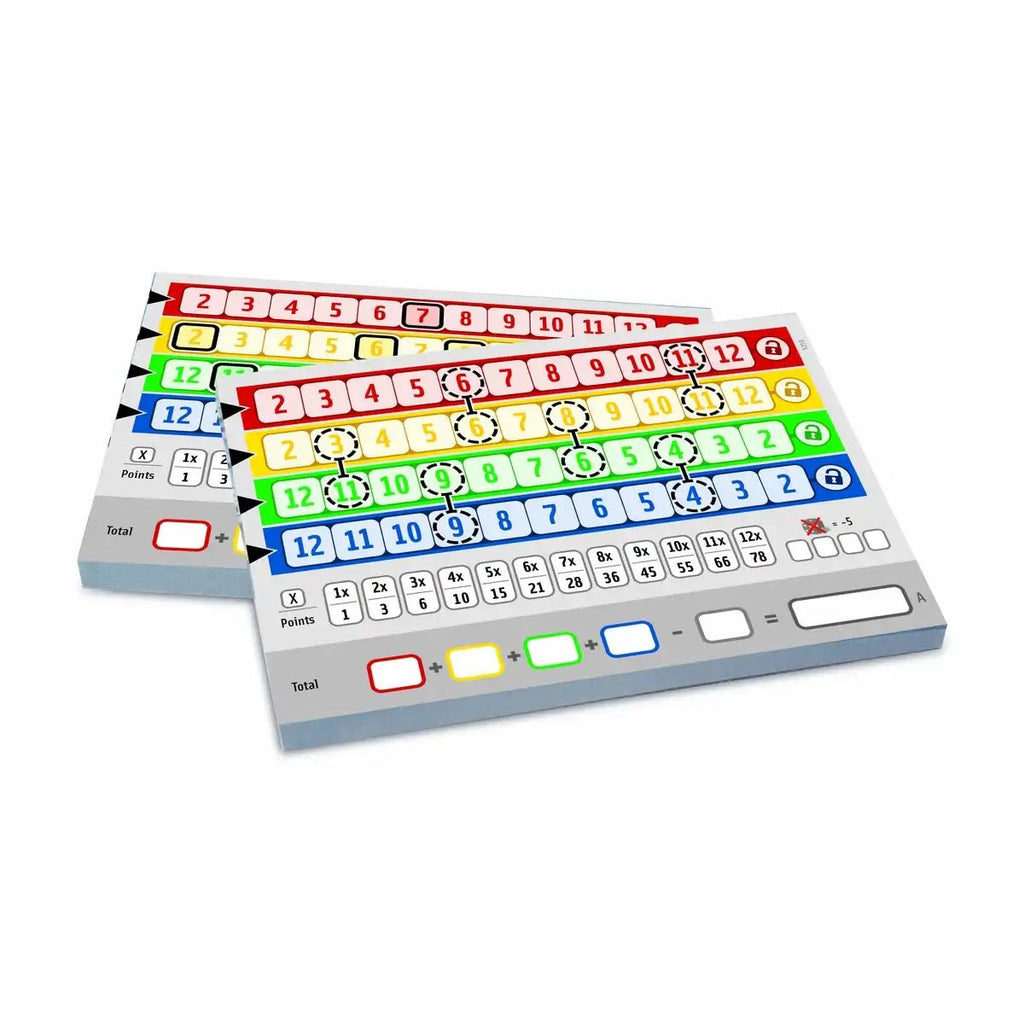 Qwixx Connected Spielblöcke von NSV im Doppelpack
