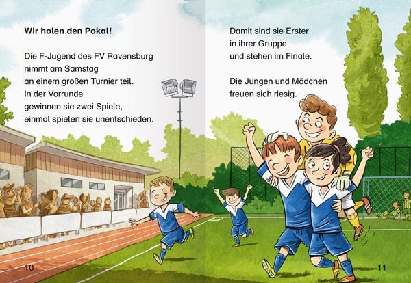 Rabenstarke Fußballgeschichten für Erstleser - Leserabe ab 1. Klasse - Erstlesebuch für Kinder ab 6 Jahren - Ravensburger