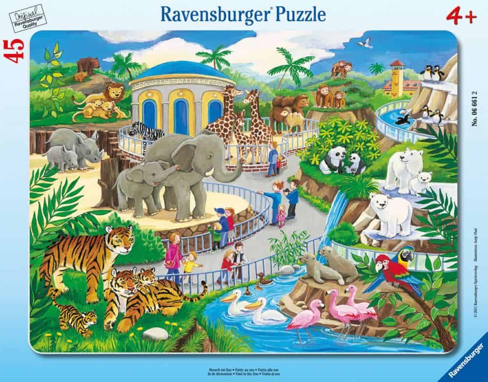 Rahmenpuzzle - Besuch im Zoo   - Ravensburger