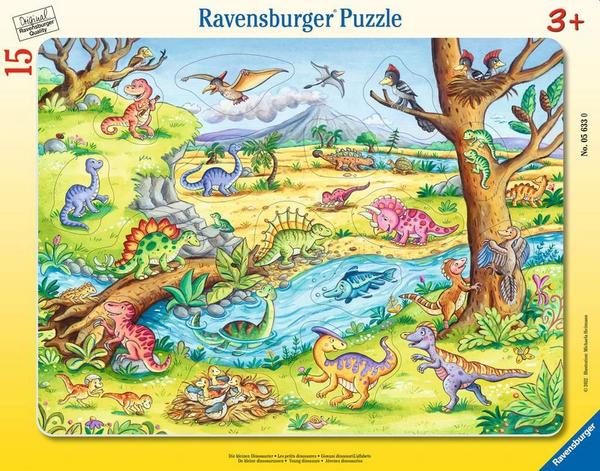 Rahmenpuzzle - Die kleinen Dinosaurier - Ravensburger