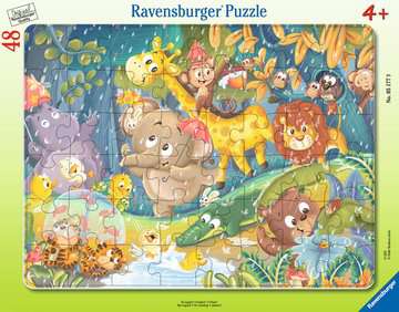 Rahmenpuzzle - Es regnet - Ravensburger