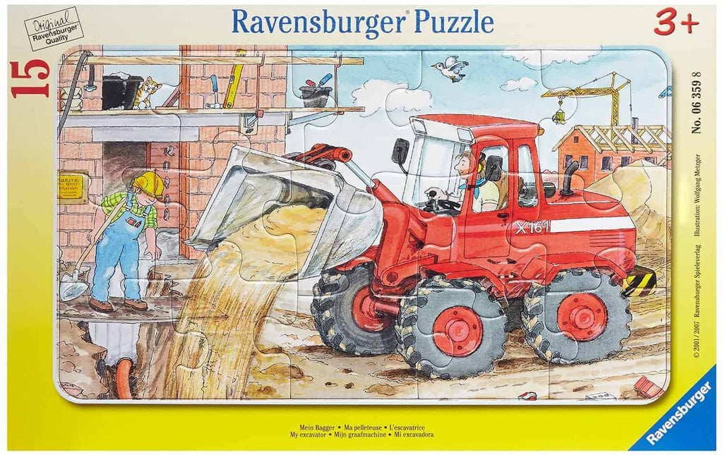 Rahmenpuzzle - Mein Bagger - Ravensburger