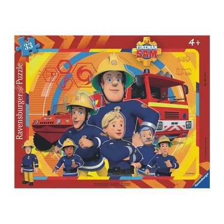 Rahmenpuzzle - Sam der Feuerwehrmann   - Ravensburger