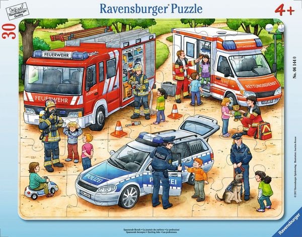 Rahmenpuzzle - Spannende Berufe - Ravensburger