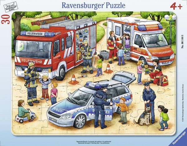 Rahmenpuzzle - Spannende Berufe - Ravensburger