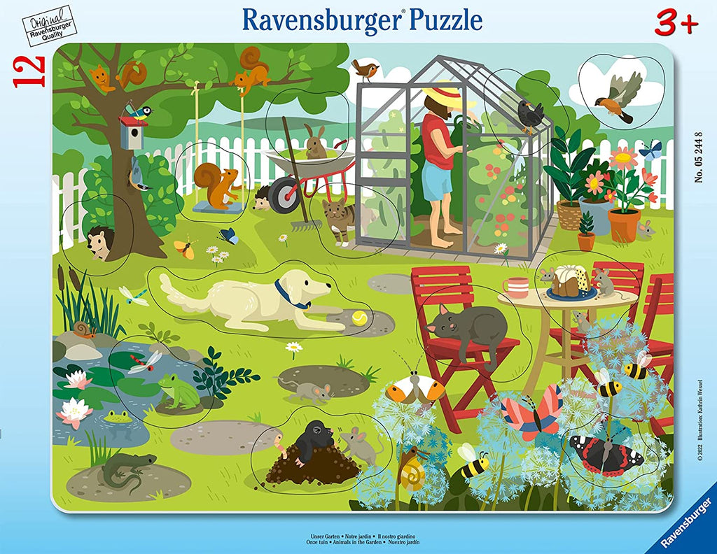 Rahmenpuzzle - Unser Garten - Ravensburger