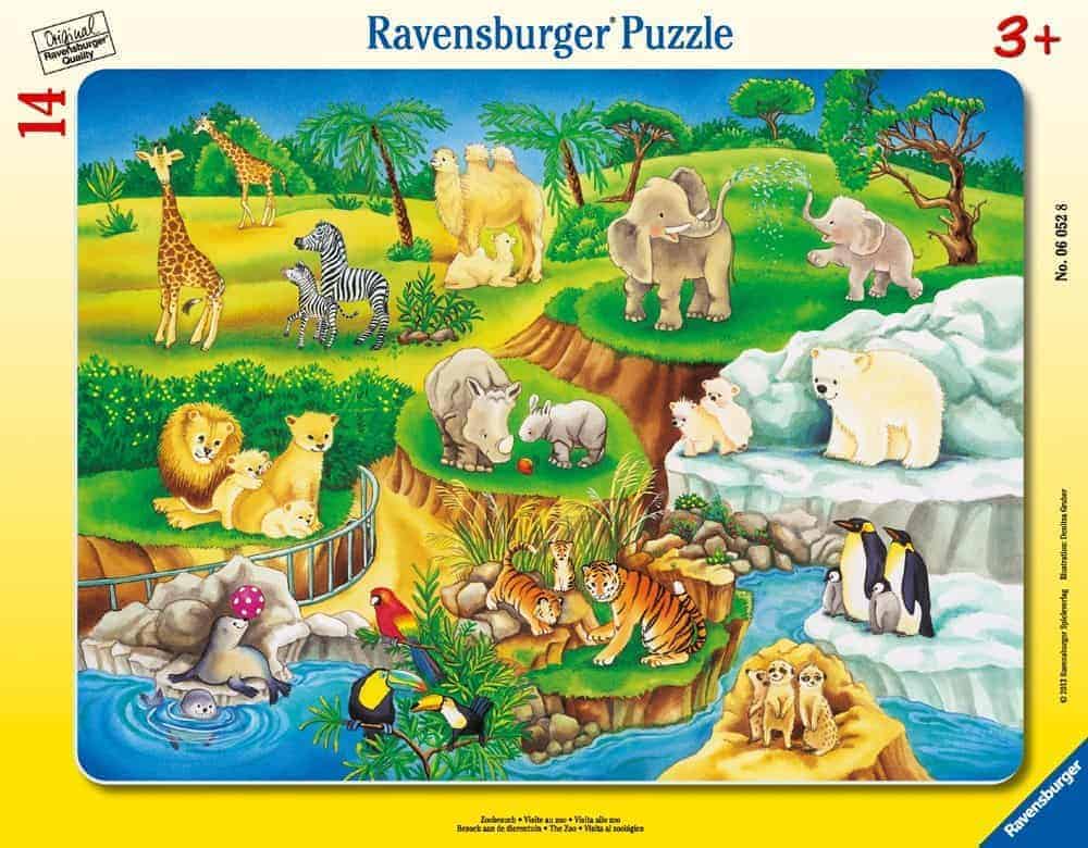 Rahmenpuzzle - Zoobesuch - Ravensburger