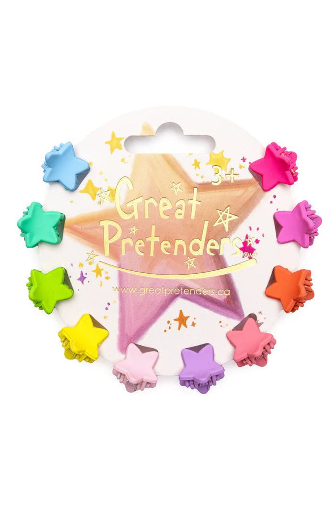 Rainbow Star Mini Hairclip Set 10 Stk. Kinder ab 3 Jahren