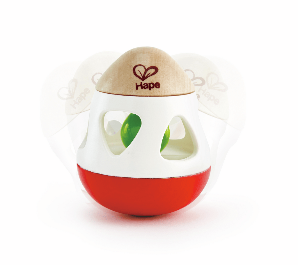 Hape Rassel mit Glocke aus Holz für Babys ab Geburt