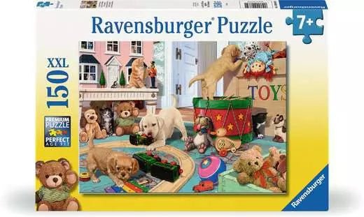 Ravensburger 150 Teile XXL Puzzles Verspielte Welpen - Ravensburger