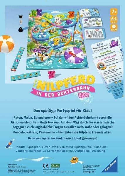 Ravensburger - Das Nilpferd in der Achterbahn Kids - Ravensburger