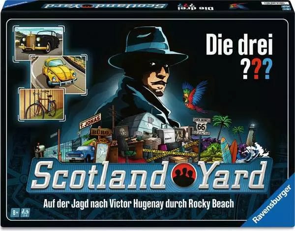 Ravensburger Die drei ??? Scotland Yard Spielbrett – Detektivspiel ab 8 Jahren
