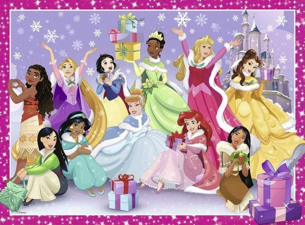 Ravensburger - Disney Prinzessin - Ein zauberhaftes Weihnachtsfest, 200 Teile - Ravensburger