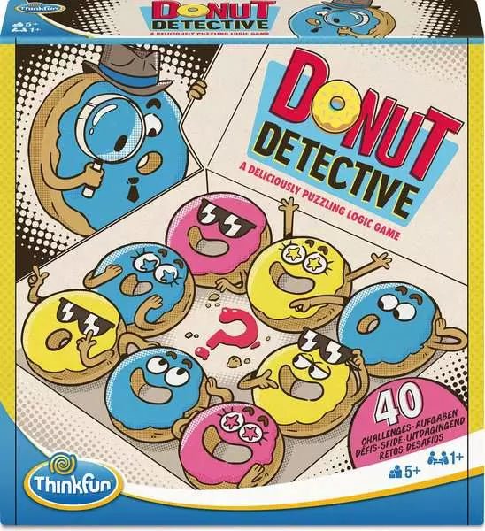 Donut Detective Logikspiel ab 5 Jahren mit 9 Donuts