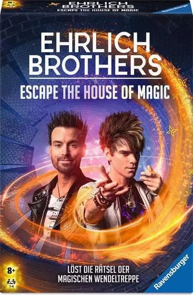 Verpackung Ravensburger Escape the House of Magic mit Ehrlich Brothers Design
