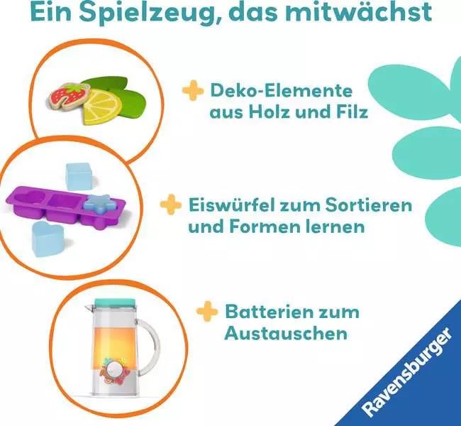 Ravensburger Getränke-Spiel-Set 33 cm Play+ Rollenspiel Kleinkinder
