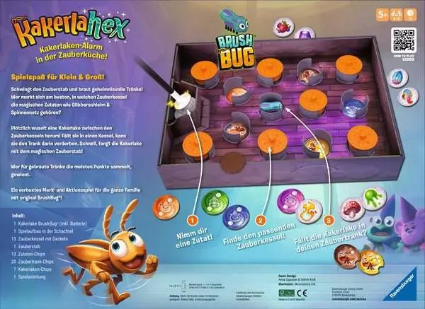 Verpackung KakerlaHex von Ravensburger mit Spielregeln