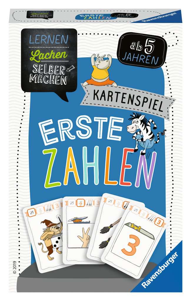 Erste Zahlen Kartenspiel ab 5 Jahren mit Zahlen 1 bis 10