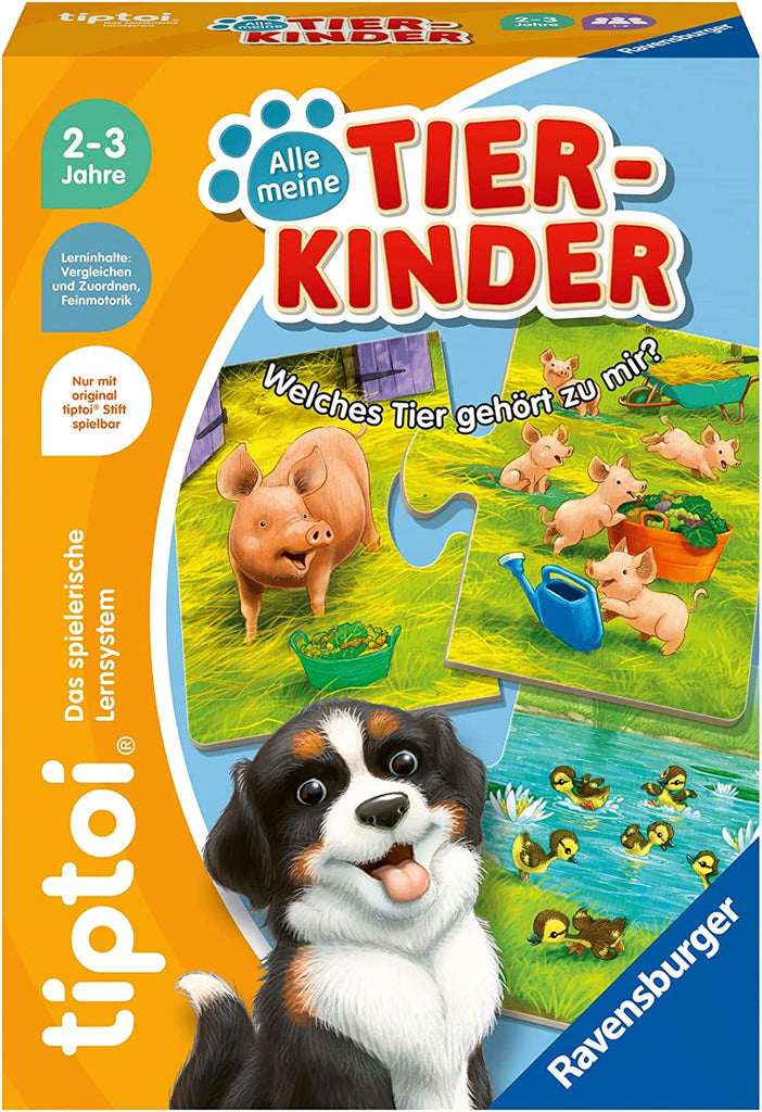 Ravensburger Lernspiel - tiptoi Alle meine Tierkinder - Ravensburger