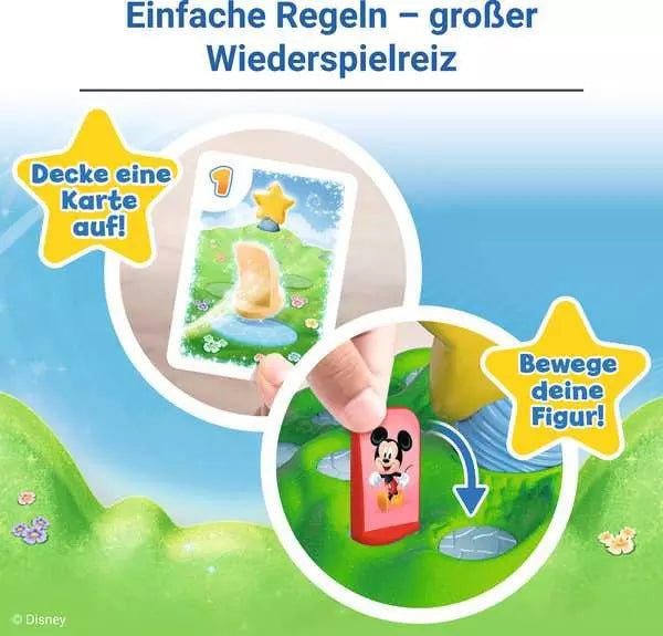 Disney-Edition von Lotti Karotti mit drehbarem Stern – Brettspiel

