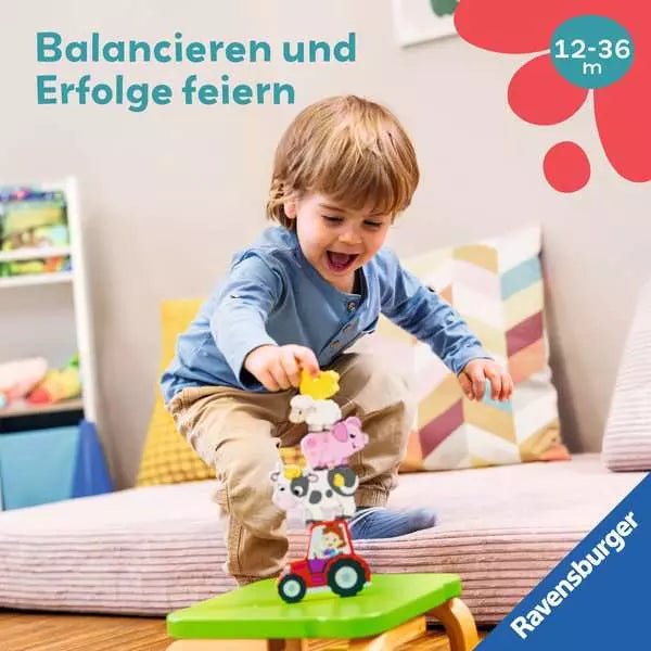 Holz-Zähl-Puzzle Ravensburger Play+ ab 1 Jahr Bauernhof Tiere
