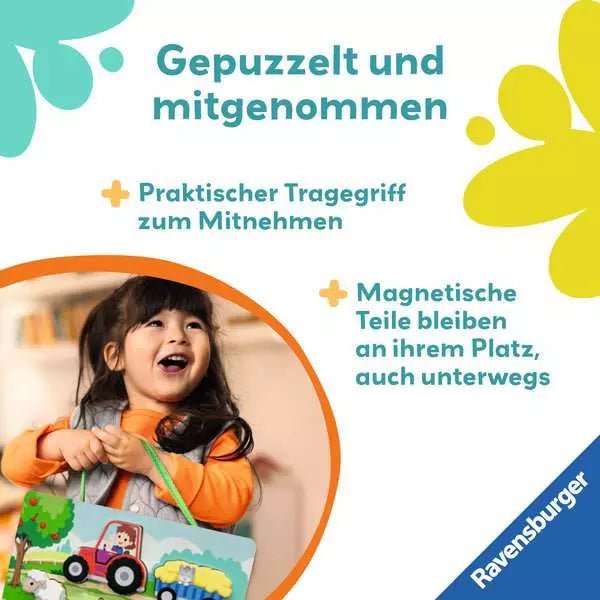 Ravensburger Zählpuzzle Holz Bauernhof Lernspielzeug Kleinkinder
