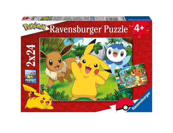 Ravensburger - Pikachu und seine Freunde, 24 Teile - Ravensburger