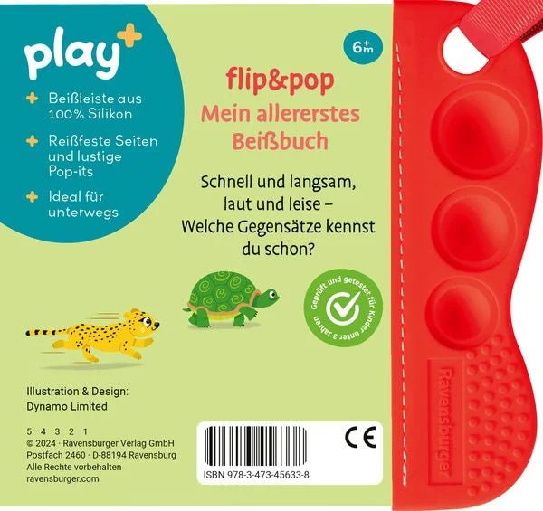 Ravensburger Play+ flip&pop: Erste Gegensätze (Mein allererstes Beißbuch) - Ravensburger