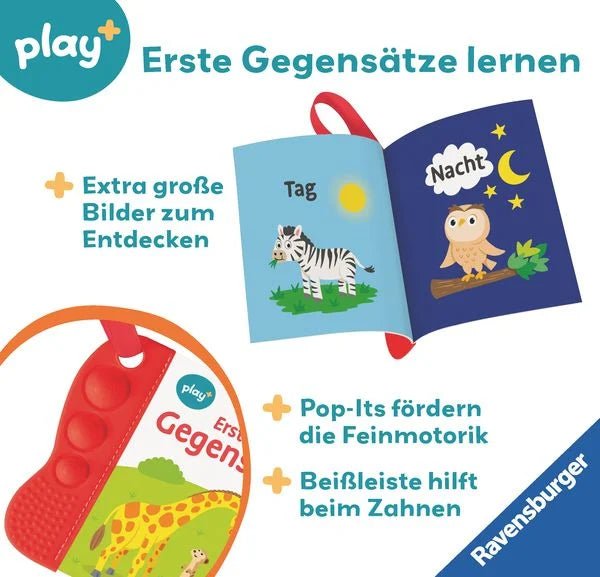 Ravensburger Play+ flip&pop: Erste Gegensätze (Mein allererstes Beißbuch) - Ravensburger