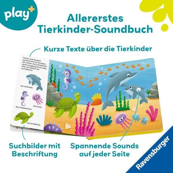 Ravensburger Play+ Mein allererstes Soundbuch: Tierkinder - Ravensburger