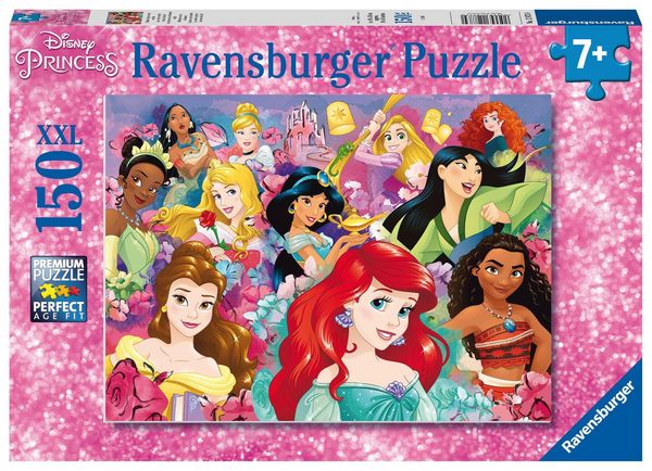 Ravensburger Puzzle 150 Teile XXL - Disney Princess - Funkelnde Prinzessinnen - Ravensburger