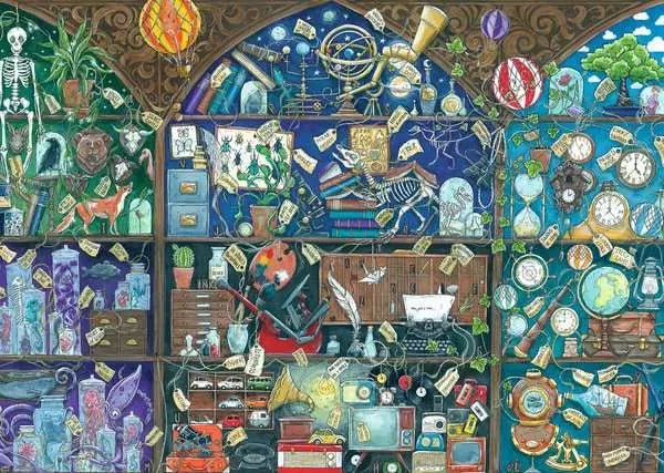 Fertiges Puzzle Das Kuriositätenkabinett – Premiumqualität Ravensburger

