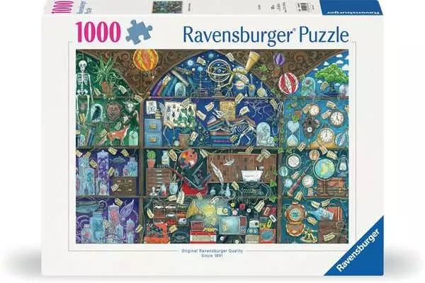 Verpackung Ravensburger Kuriositätenkabinett Puzzle 
