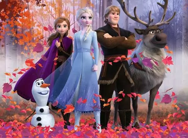 Ravensburger Puzzle Magie des Waldes – Frozen 2 mit Elsa, Anna, Olaf, Kristoff und Sven

