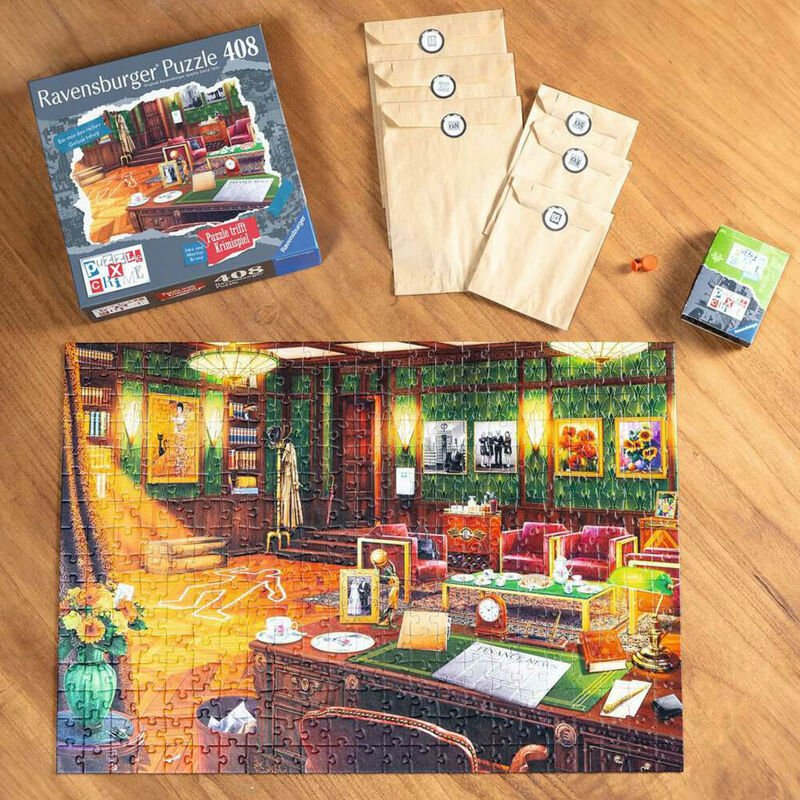 Ravensburger - Puzzle X Crime: Ein mörderischer Geburtstag, 406 Teile - Ravensburger