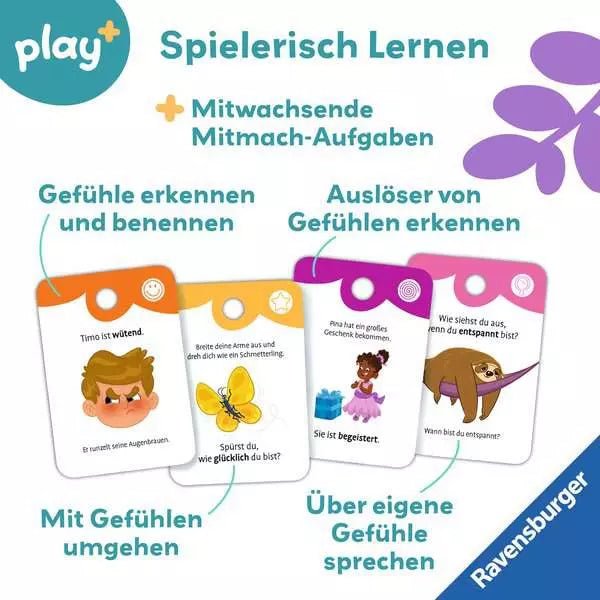 Lernkarten für Kleinkinder ab 2 Jahren Gefühle entdecken
