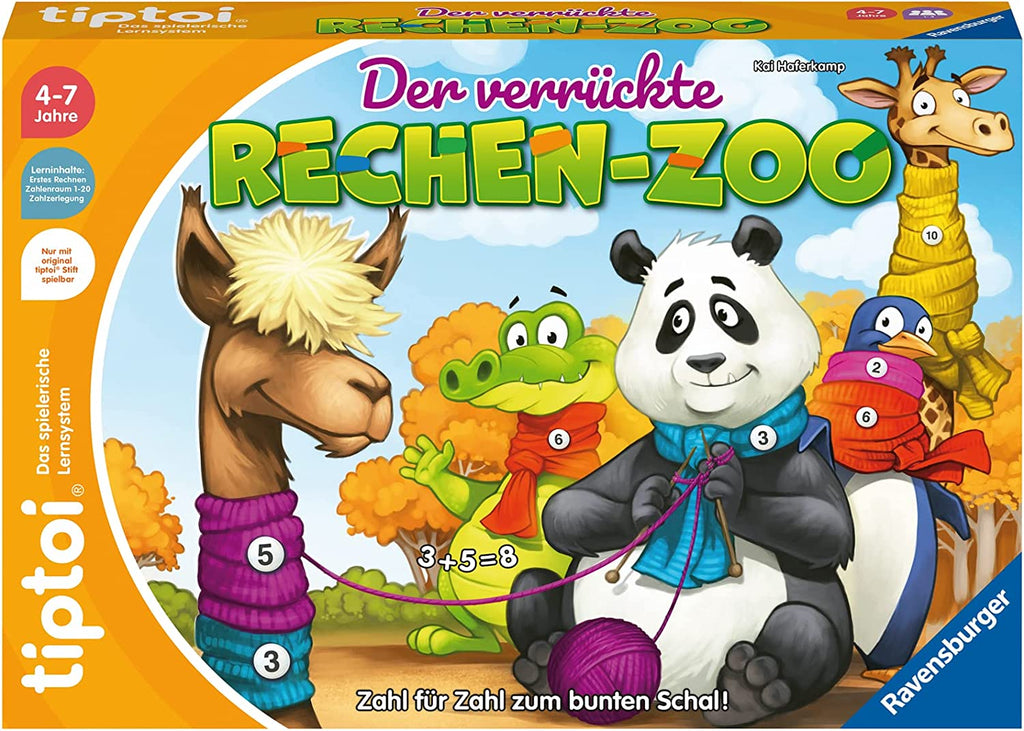 Ravensburger - Tiptoi Der verrückte Rechen - Zoo - Ravensburger