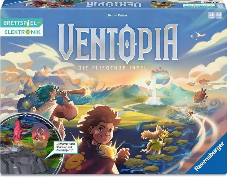 Abenteuer Brettspiel Ventopia elektronisch ab 7 Jahren Geschenkidee
