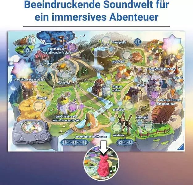 Elektronisches Brettspiel Ventopia ab 7 Jahren spannende Missionen
