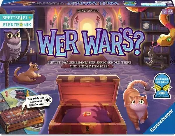 Ravensburger Wer war’s Brettspiel mit elektronischer Schatztruhe – Kinderspiel ab 6 Jahren
