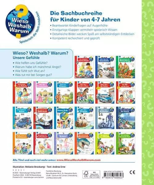 Kinderbuch Gefühle Wieso Weshalb Warum ab 4 Jahren
