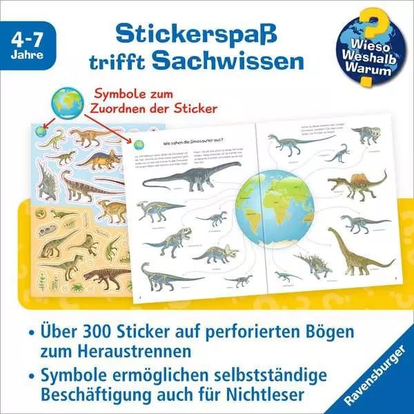 Ravensburger Stickerheft Dinosaurier ab 4 Jahren Lernspaß Urzeit
