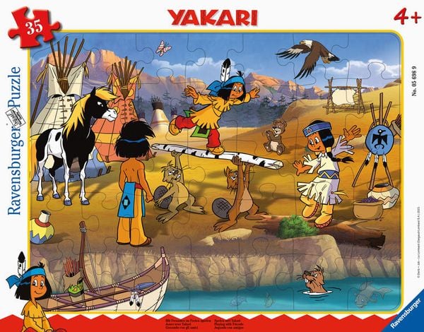 Ravensburger - Yakari - Mit Freunden im Freien spielen, 35 Teile - Ravensburger