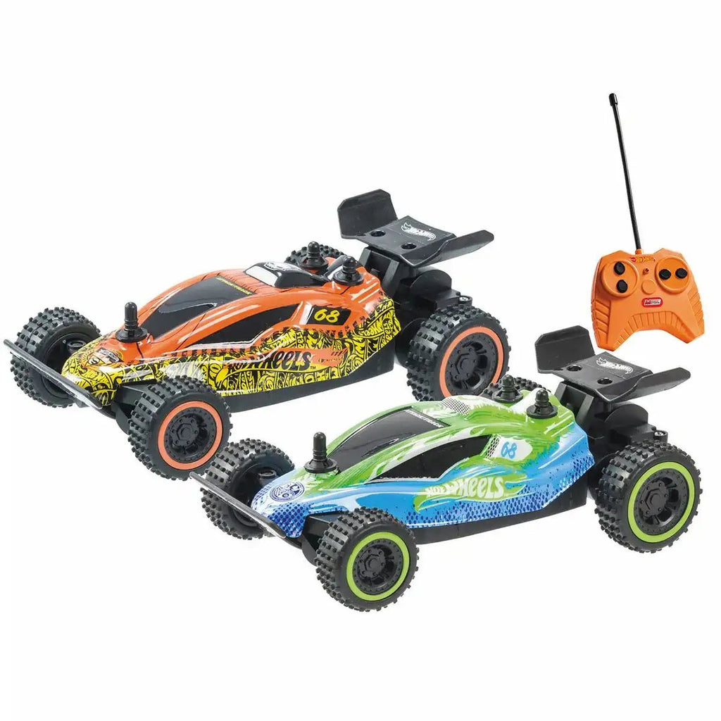 Hot Wheels RC Micro Buggy auf weißem Hintergrund
