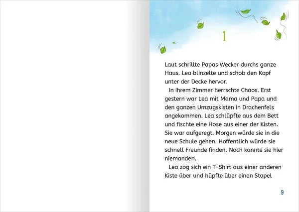 Drachenabenteuer Kinderbuch Retter der Drachen mit großen Buchstaben