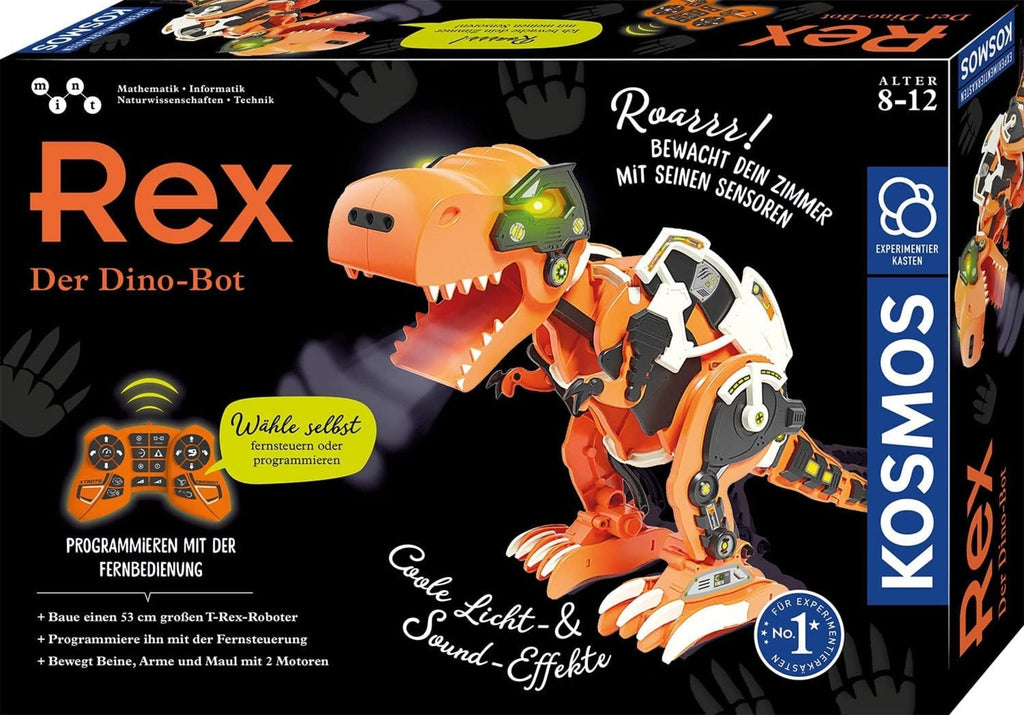 Rex, Der Dino - Bot, T - Rex - Roboter mit Fernbedienung, Mint - Experimentierkasten - Kosmos