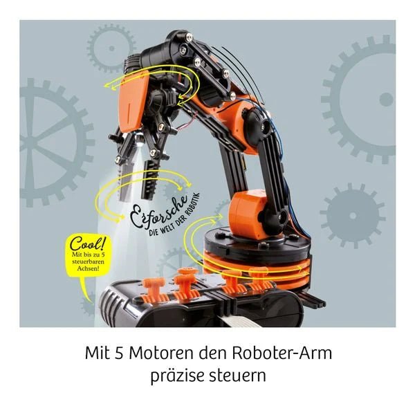 Roboter Arm, Modellbausatz, Motoren, Experimentierkasten - Kosmos