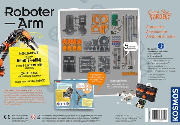 Roboter Arm, Modellbausatz, Motoren, Experimentierkasten - Kosmos